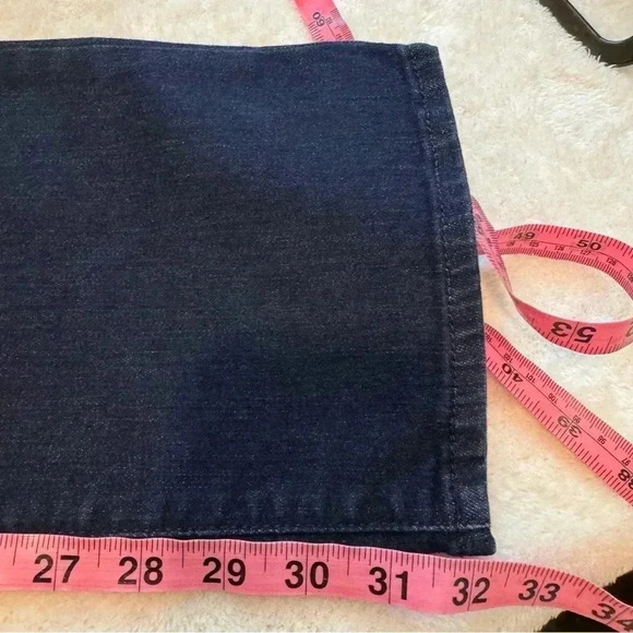 NYDJ Marilyn Straight Lift Tuck Technology Dark Wash Stretch Jeans Women's 12 - Picture 12 of 13